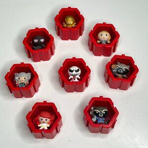 WOW! Stuff Marvel Nano Pods Lot of 8 Hex-Shaped Pods UNBOXED